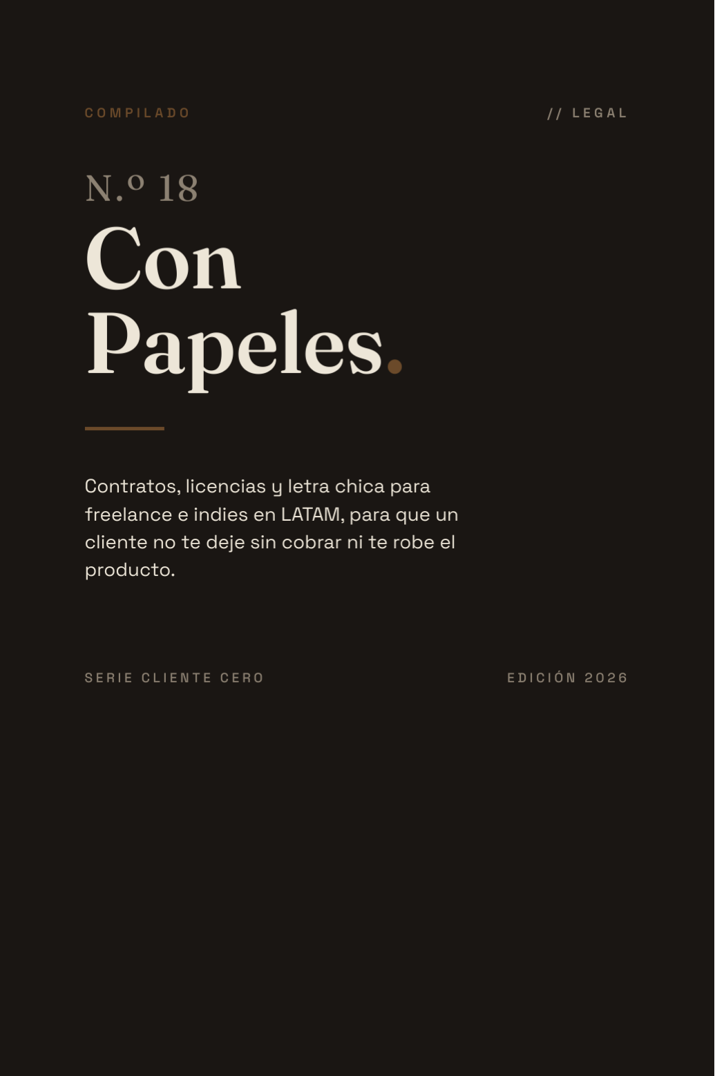 Portada de Con Papeles