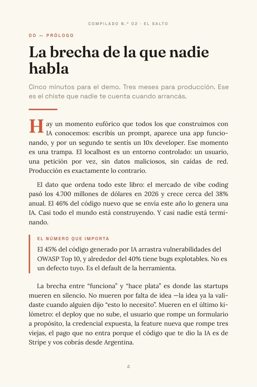 Interior de Compilado — prólogo